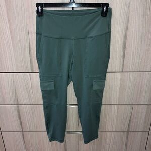 Women's Green Cargo leggings